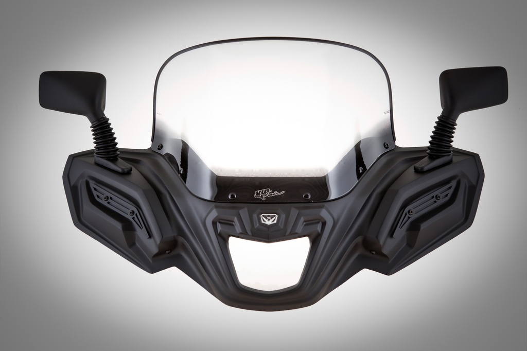 ATV Windshield VIPAIR Suzuki Kingquad 500/750 Matte Black